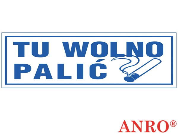 Znak "Tu wolno palić" ZZ-50