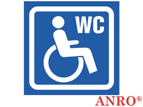 Znak "Oznaczenie WC dla niepełnosprawnych" ZZ-60