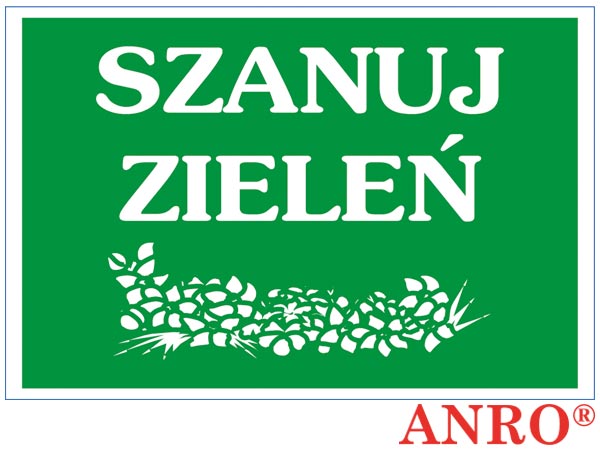 Znak "Szanuj zieleń" ZZ-72