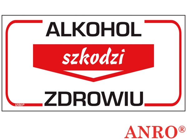 Znak "Alkohol szkodzi zdrowiu" ZZ-83