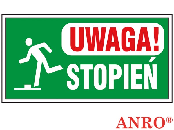 Znak "Uwaga stopień" ZZ-87