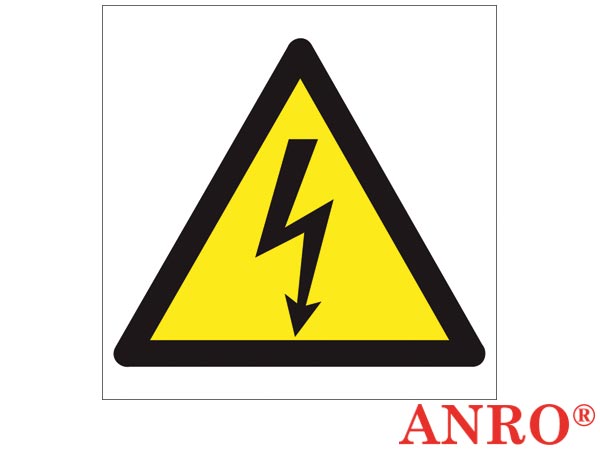 Znak BHP "Ostrzeżenie przed porażeniem prądem elektrycznym" ZZ-9O