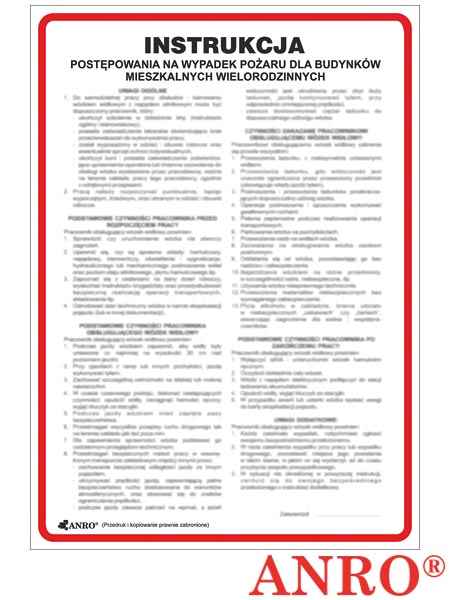 Znaki bezpieczeństwa ZZ-IP07
