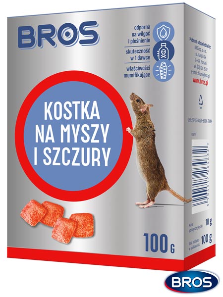 Kostki na myszy i szczury BROS-KOS-MYSZ