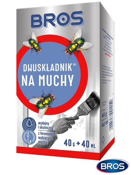 Dwuskładnikowy preparat na muchy BROS-MUCHY2W1
