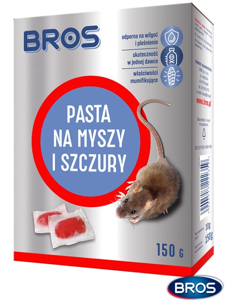 Pasta na myszy i szczury BROS-PAS-MYSZ