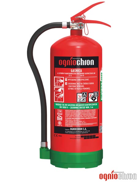 Gaśnica pianowa 6 kg OGPN-6XABFF
