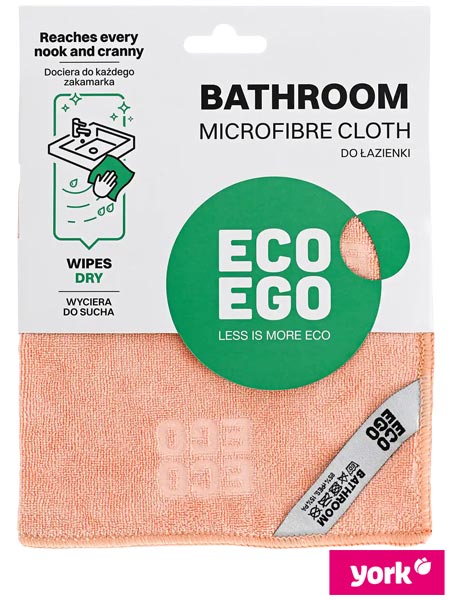 Ściereczka z mikrofibry BATHROOM do czyszczenia i wycierania łazienki YSCIEBATHROOM