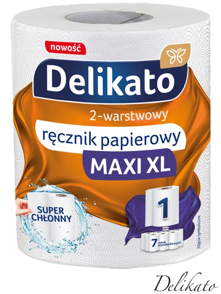 Ręcznik kuchenny MAXI XL (300 listków w rolce) DELIKATO-RECGIG