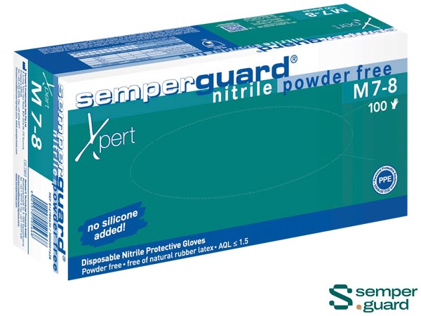 Rękawice nitrylowe SEMPERGUARD XPERT RNIT-SEM-XPERT