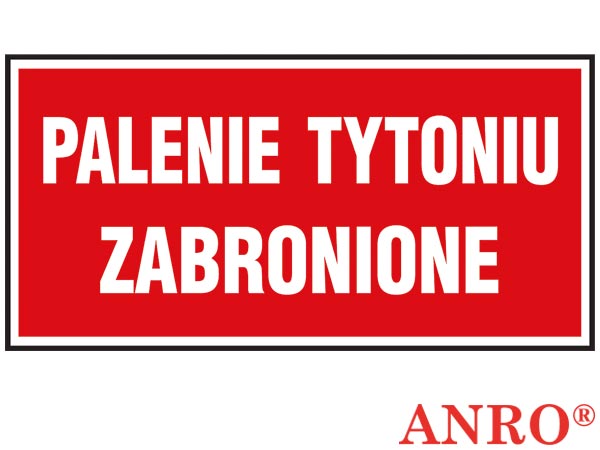 Znak ochrony ppoż. „Palenie tytoniu zabronione” Z-48P