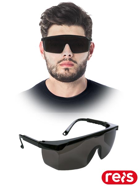 Przeciwodpryskowe okulary ochronne GOG-FRAMBER-DARK