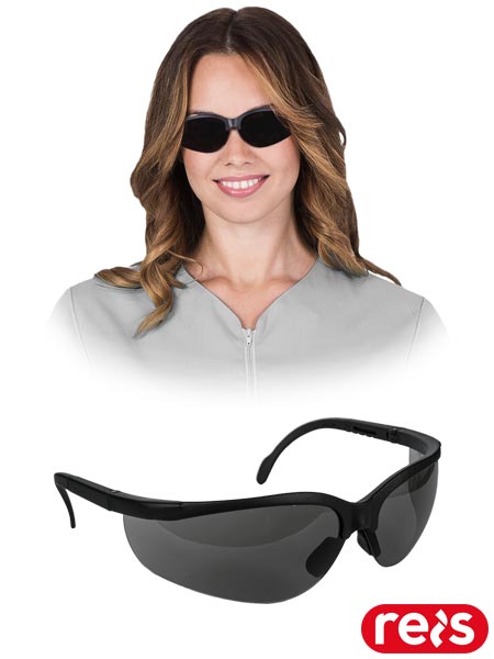 Przeciwodpryskowe okulary ochronne OO-IDAHO-DARK
