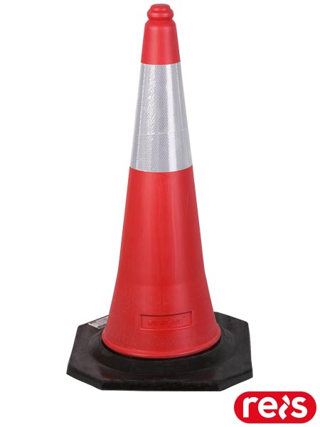 Pachołek ostrzegawczy z jednym pasem odblaskowym TRAFFIC-CONE-RP75