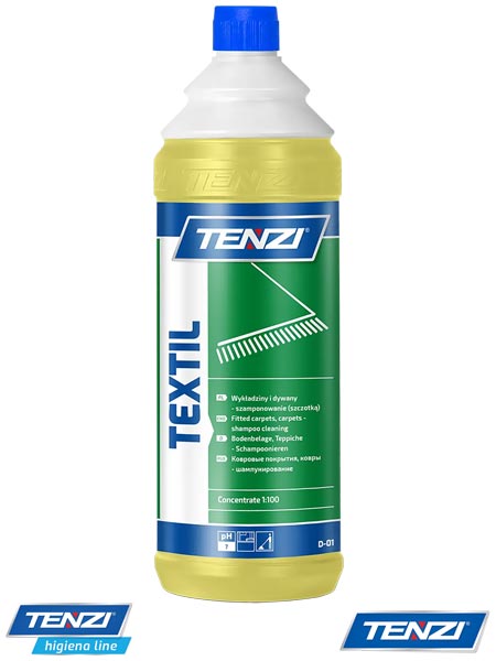 Skoncentrowany preparat pieniący do prania dywanów i wykładzin, TEXTIL TZ-TEXTIL