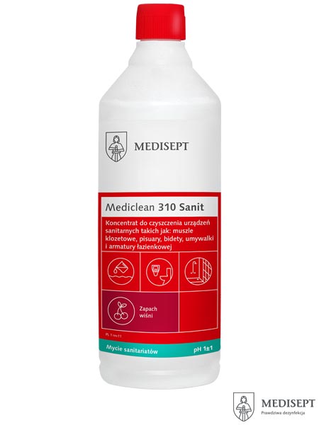 Koncentrat do czyszczenia urządzeń sanitarnych, Mediclean 310 Sanit MED-310SANIT