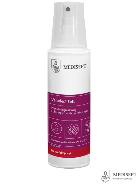 Płyn do higienicznej i chirurgicznej dezynfekcji rąk, Velodes® Soft MED-VELOSOFT