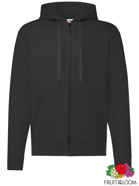 Bluza z kapturem i zamkiem Classic, męska FOTL-620620