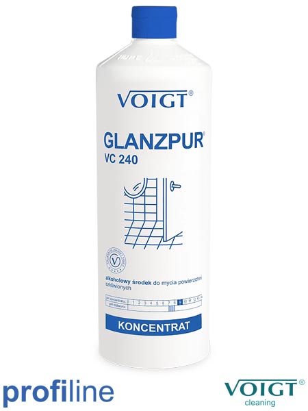 Alkoholowy środek do mycia powierzchni szkliwionych GLANZPUR VC240 V-GLANZPUR