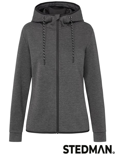 Rozpinana bluza SST5940 z kapturem dla kobiet