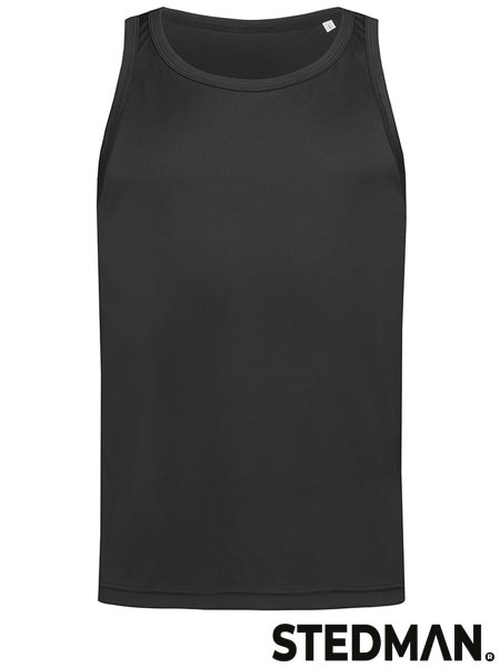 T-shirt męski bez rękawów SST8010