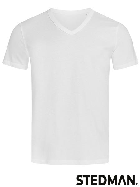 T-shirt męski V-neck SST9010 - obrazek 4