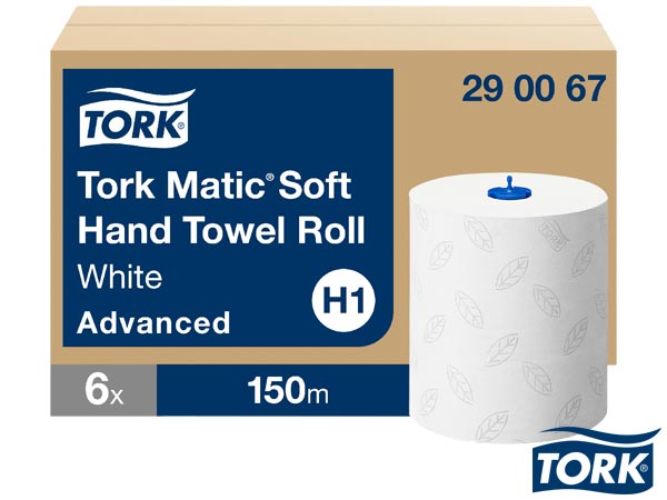 Ręcznik rolka biała do dozownika TORK MATIC TORK-ELEV-REC