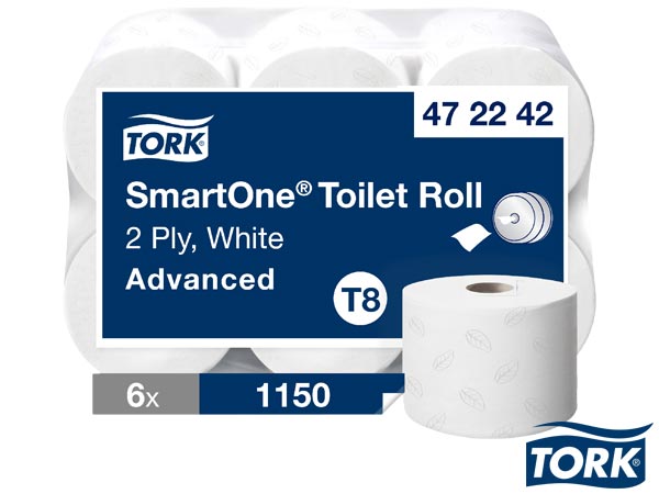 Papier toaletowy biały do dozownika MINI Jumbo TORK-SMART-PAP