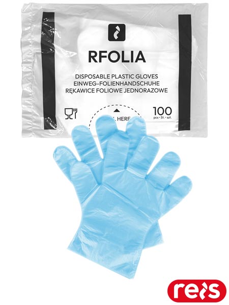 Rękawice ochronne foliowe FOLIA RFOLIA
