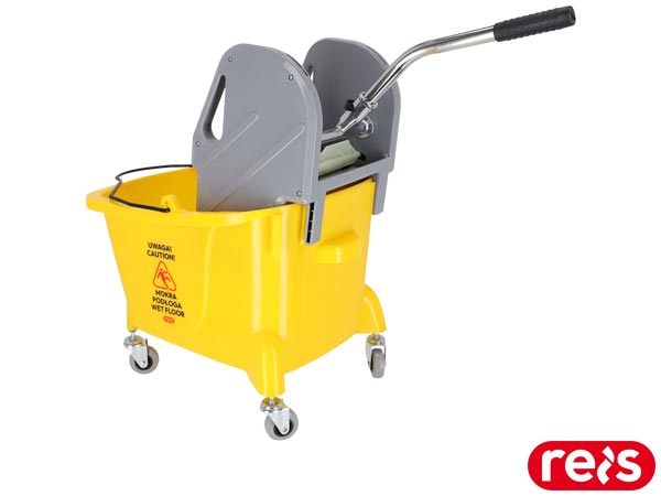 Wiadro do mopa z wyciskarką dociskową MOPBUCKET 24L MOPBUCKET24L