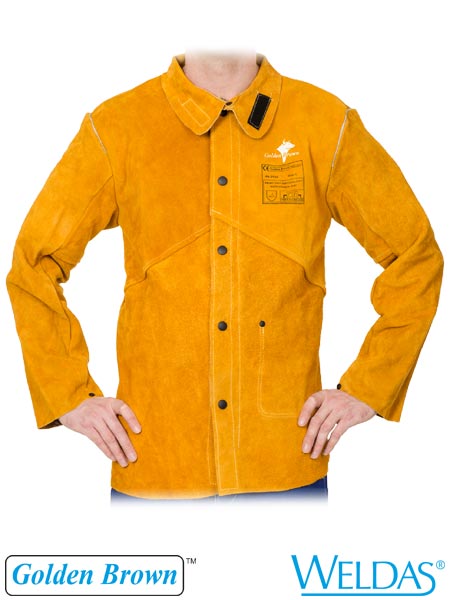 Kurtka spawalnicza skórzana 44-2530/P Golden Brown™ WLDS-44-2530