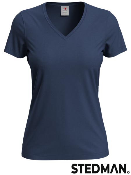 T-shirt damski V-neck SST2700 - obrazek 6