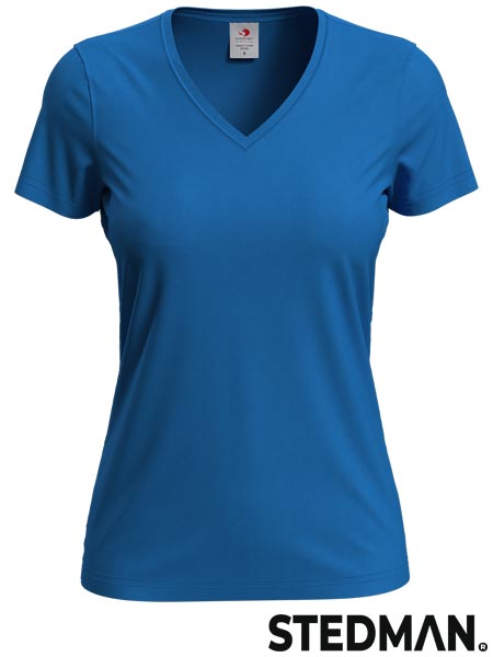 T-shirt damski V-neck SST2700 - obrazek 3