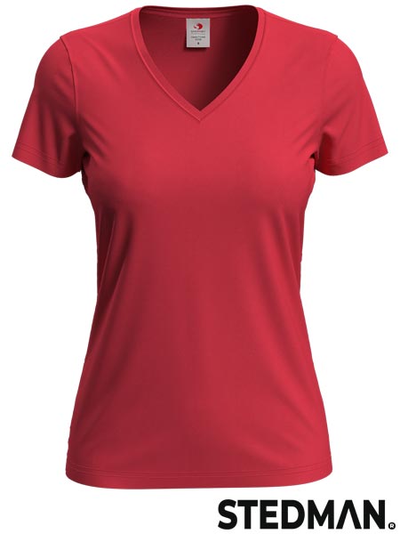 T-shirt damski V-neck SST2700 - obrazek 8