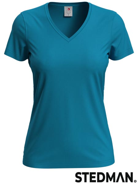 T-shirt damski V-neck SST2700 - obrazek 14