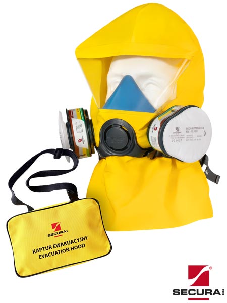Kaptur ewakuacyjny SECURA 3000 ABEK1P3 SECURA-S-CAP