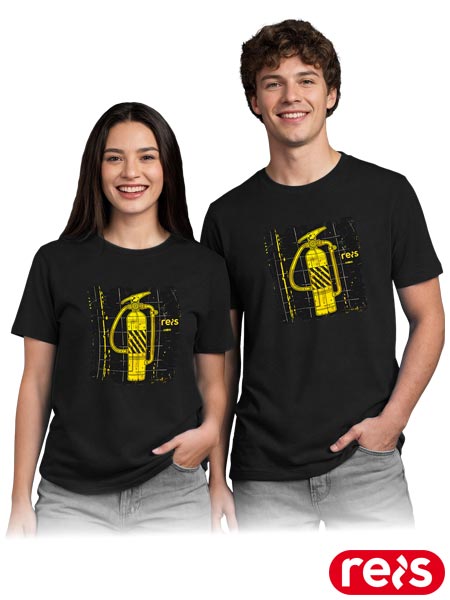 T-shirt PRINT z nadrukiem gaśnica TR-PRINT-B2