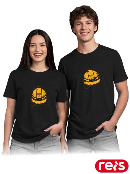 T-shirt PRINT z nadrukiem hełm TR-PRINT-B5