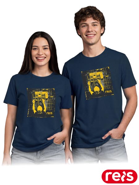 T-shirt PRINT z nadrukiem elektryk TR-PRINT-G1