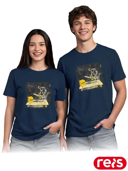 T-shirt PRINT z nadrukiem tartak TR-PRINT-G3