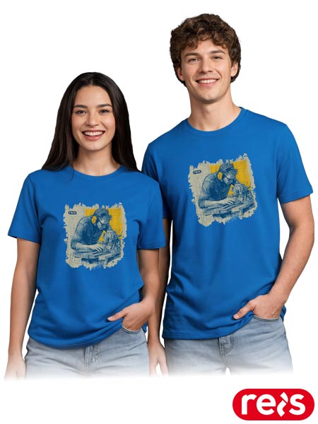 T-shirt PRINT z nadrukiem stolarza TR-PRINT-N5