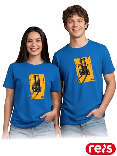 T-shirt PRINT z nadrukiem wózek widłowy TR-PRINT-N9