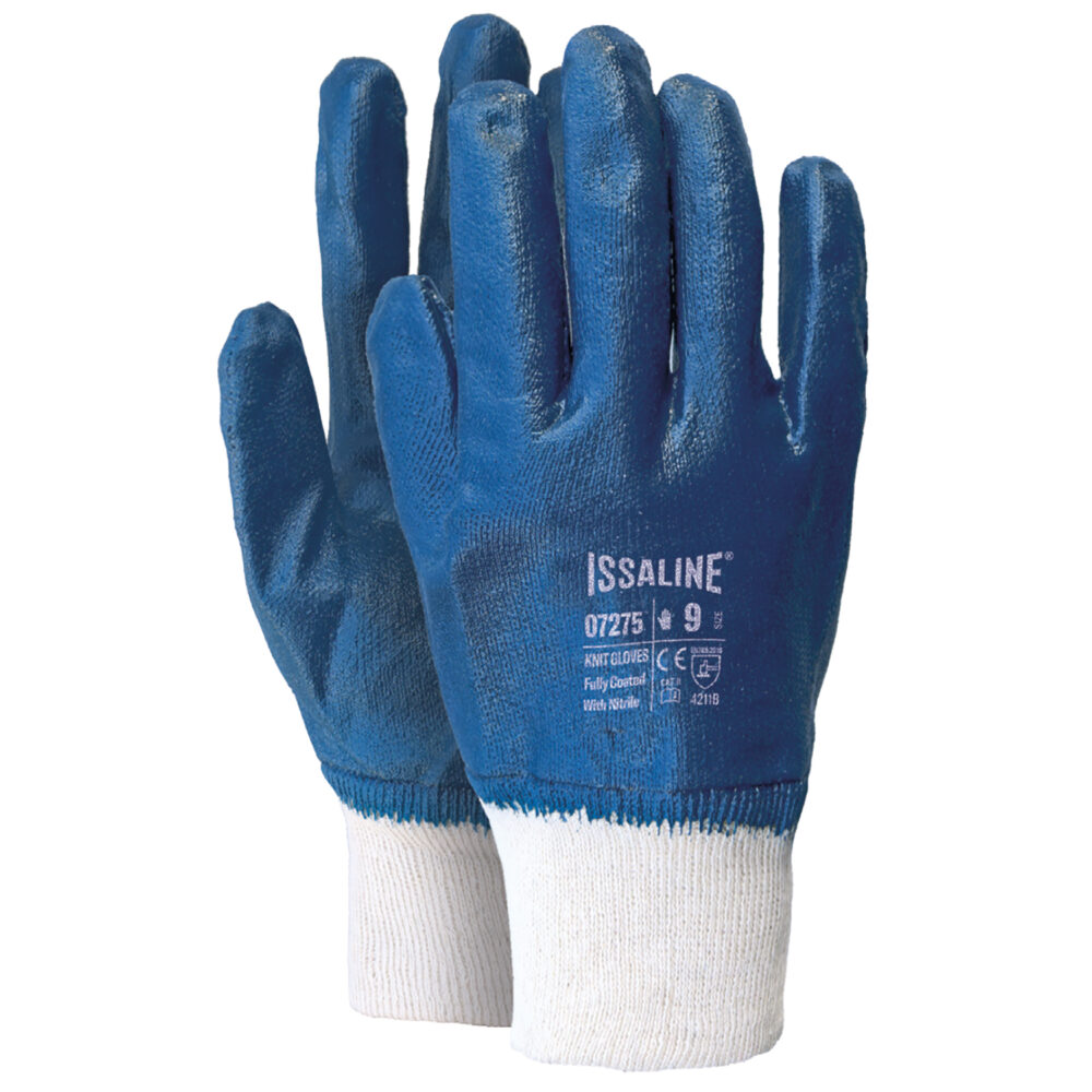 RĘKAWICE BAWEŁNIANE powlekane w całości NBR 07275