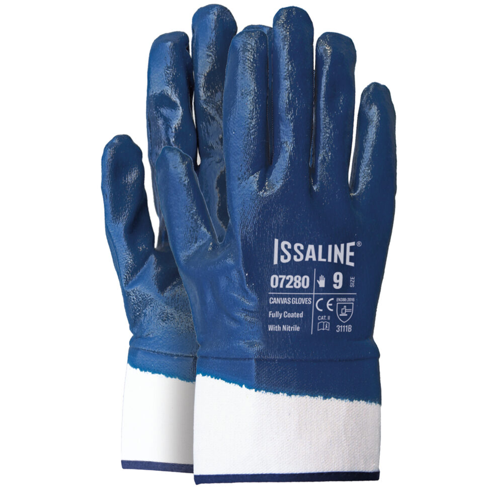 Rękawice tekstylne powlekane nitrylem 07280