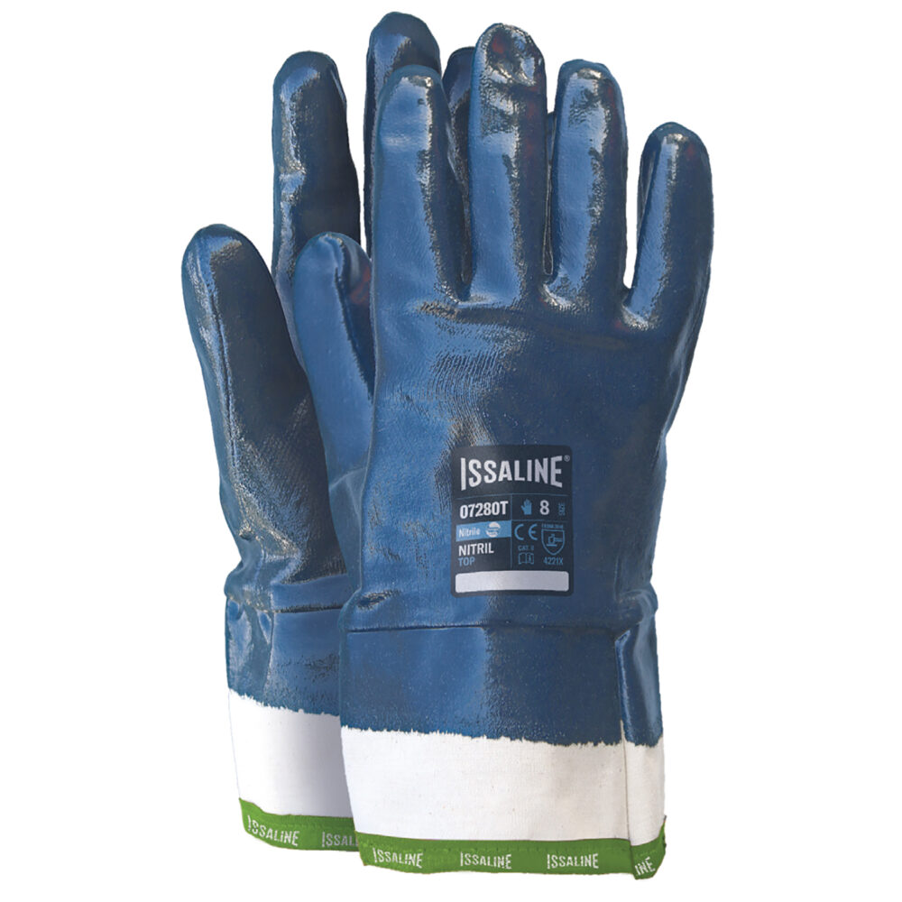 Rękawice tekstylne powlekane nitrylem TOP QAULITY 07280T