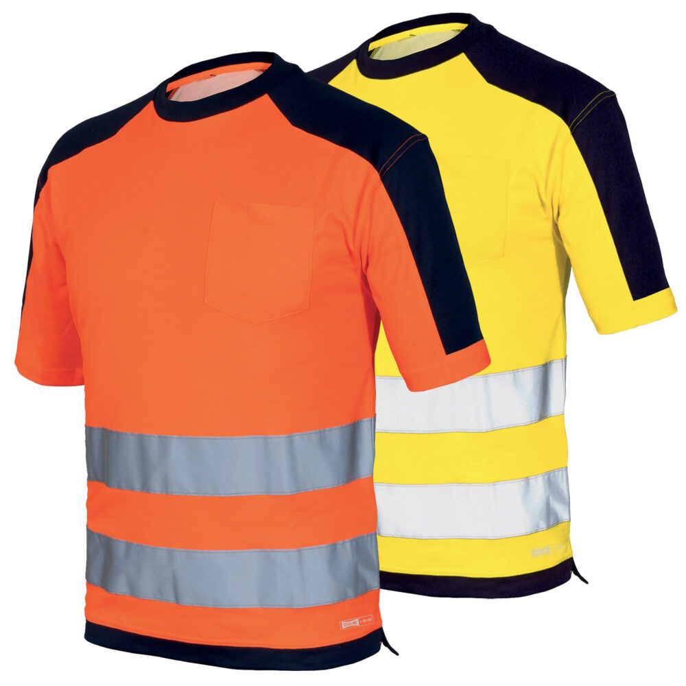 T-shirt roboczy odblaskowy 08186