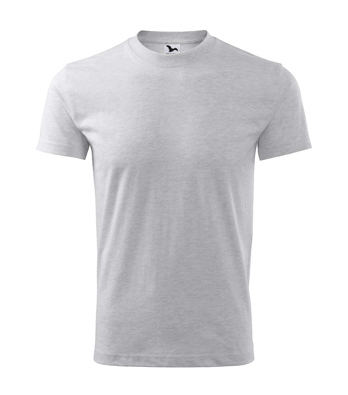 Koszulka unisex MALFINI Classic — Jasnoszary melanż - obrazek 2