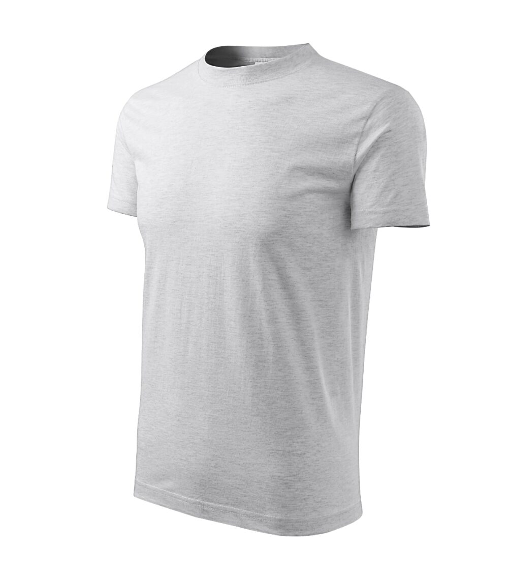 Koszulka unisex MALFINI Classic — Jasnoszary melanż