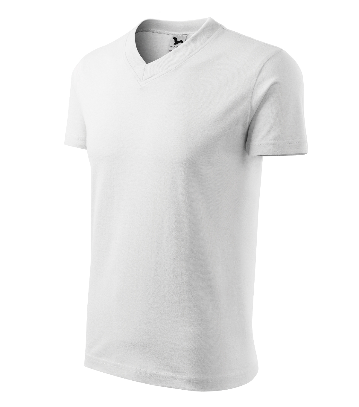 Koszulka unisex MALFINI V-neck — Biały