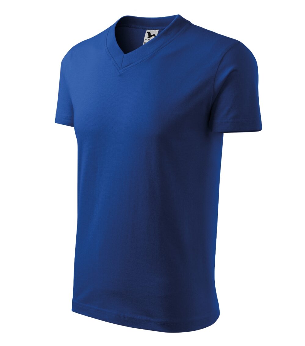 Koszulka unisex MALFINI V-neck — Chabrowy